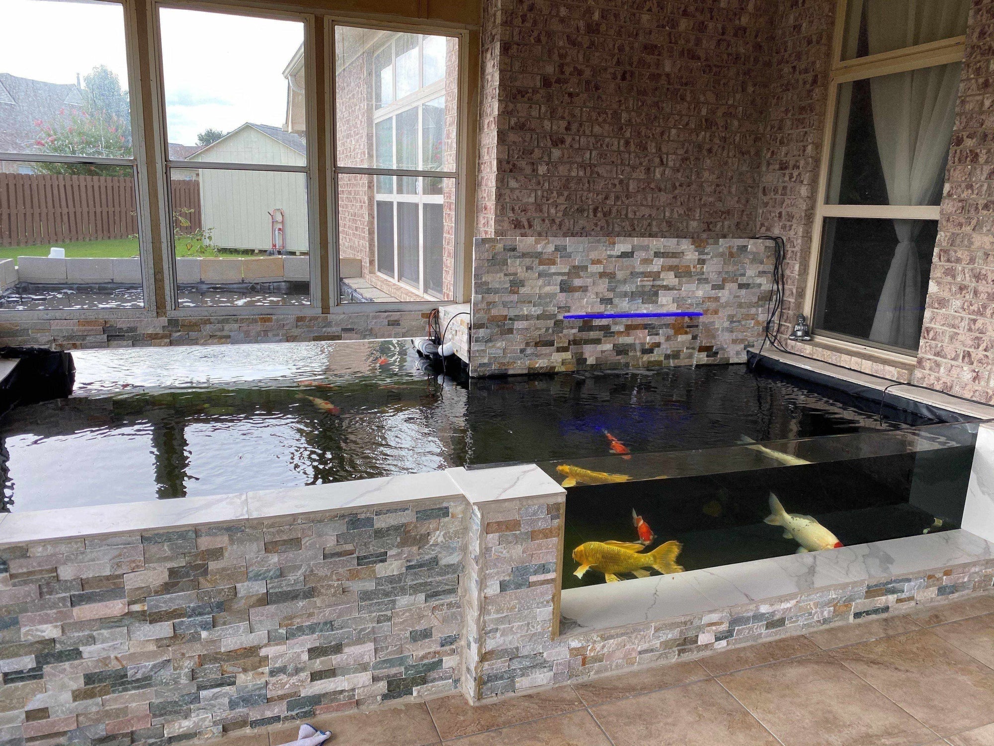 Indoor/Outdoor Koi Pond - One of a Kind - By Phuoc Tran - Play It Koi