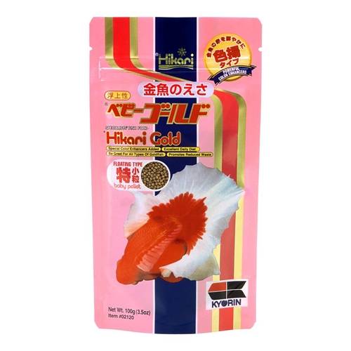 Hikari Gold Goldfish Food - 3.5 oz Baby Pellet Hikari Gold Goldfish