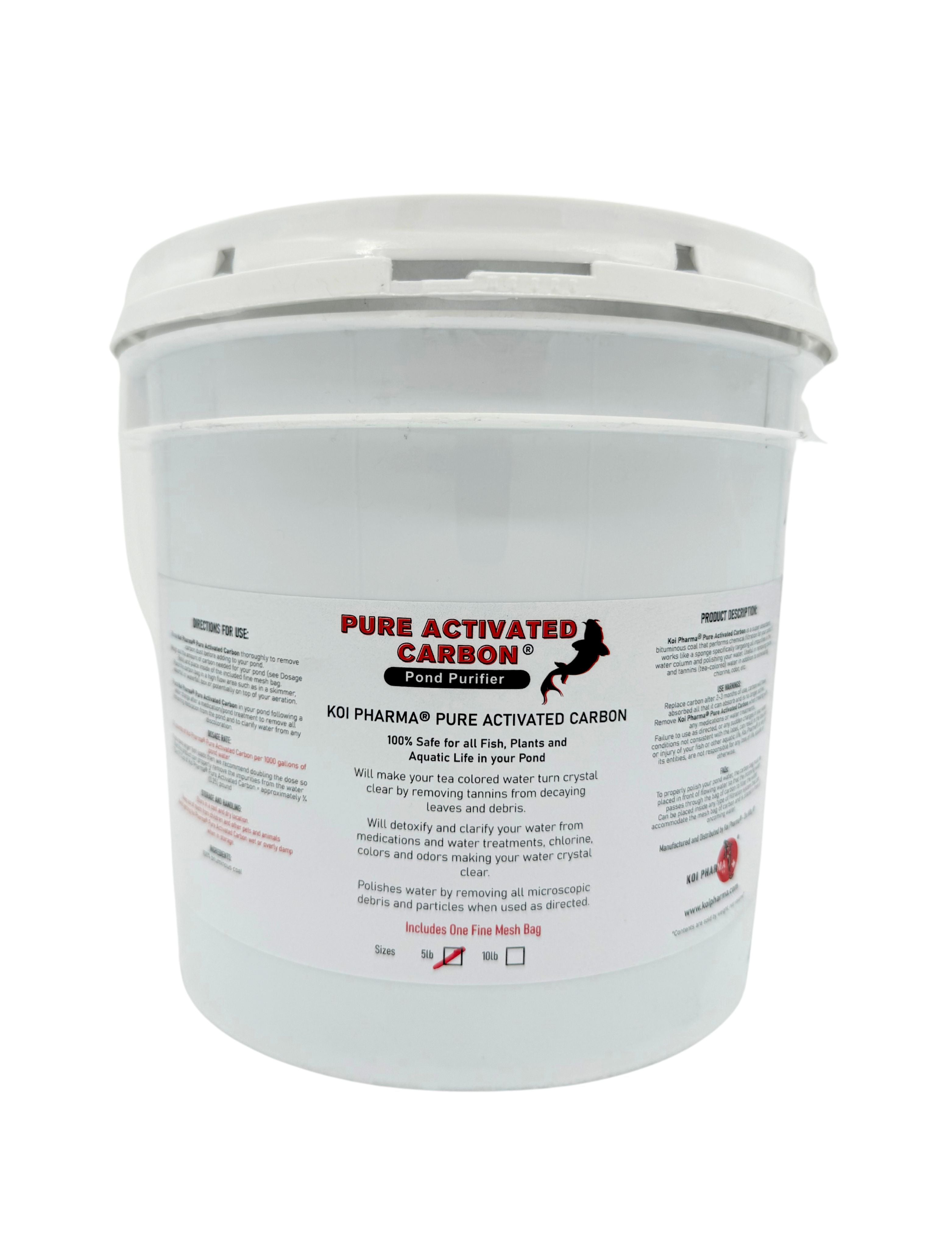 Koi Pharma Pure Activated Carbon - Máy lọc nước hồ cá
