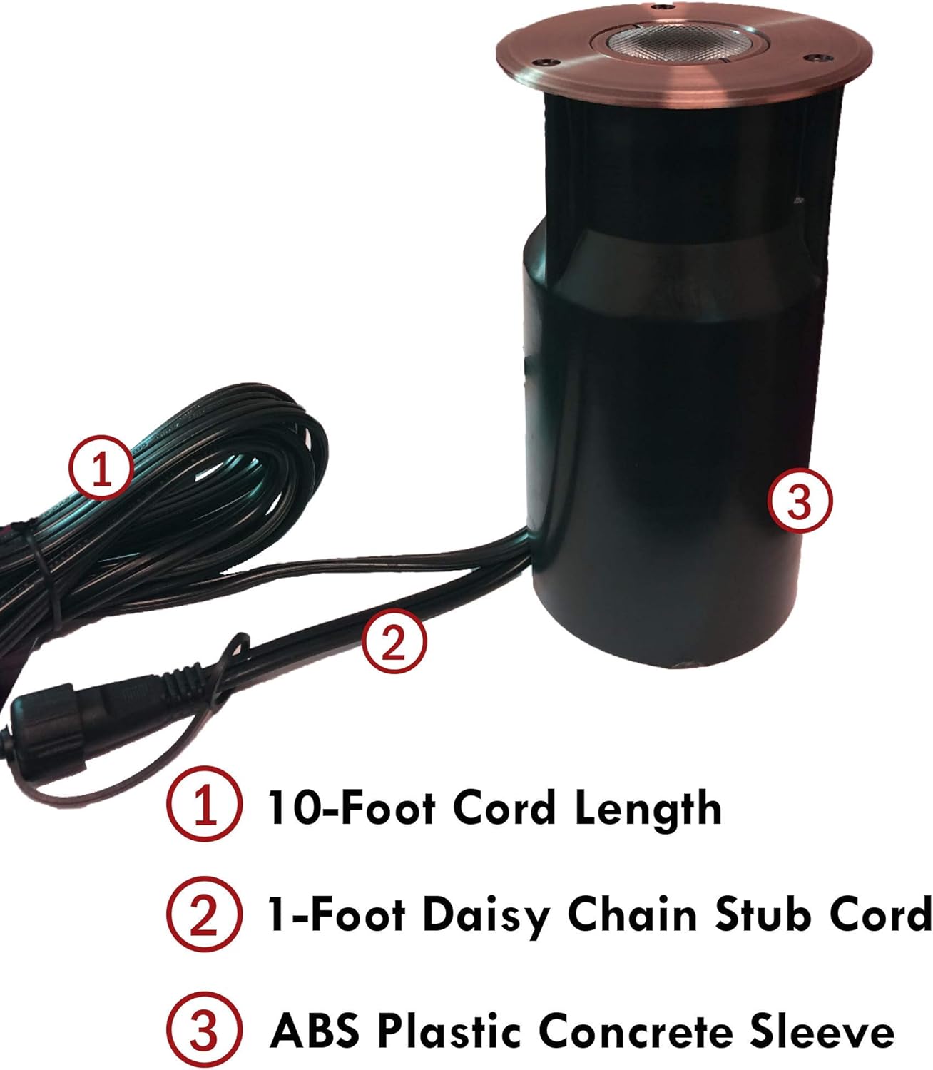 Đèn giếng LED Anjon Ignite 12V màu đồng