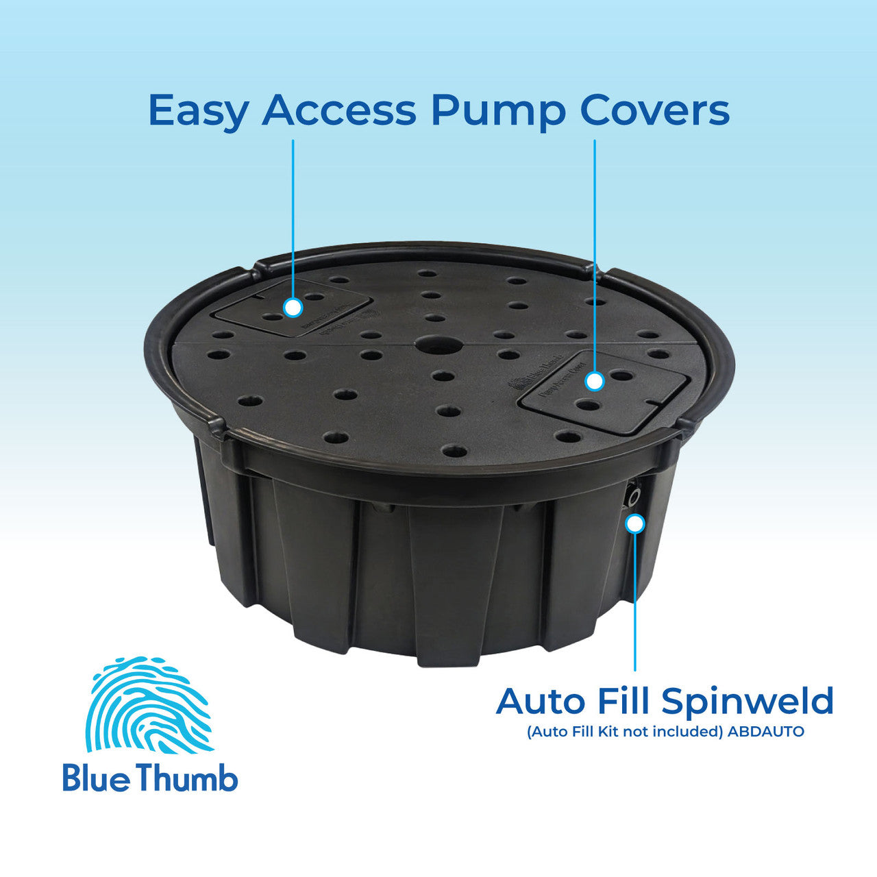 Blue Thumb AquaBox Fountain Reservoir Basins