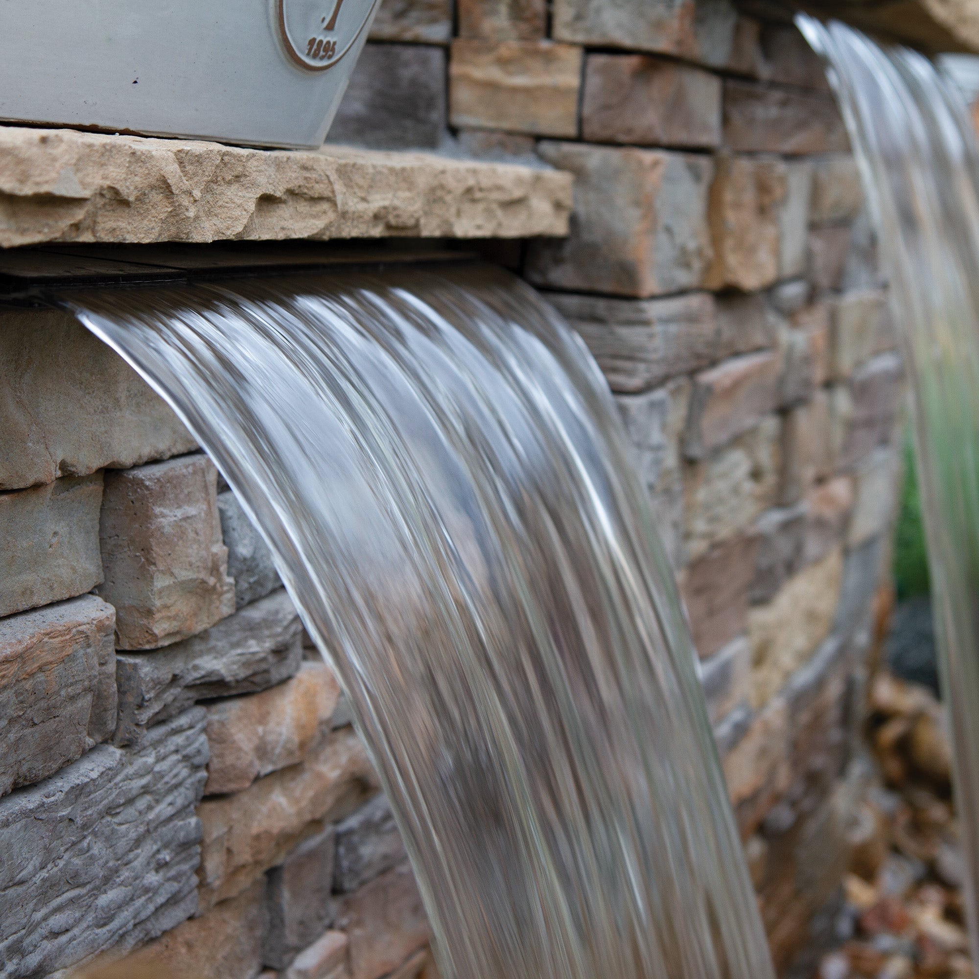 Atlantic Color-Changing LED Bar Light — installed on Colorfalls weir