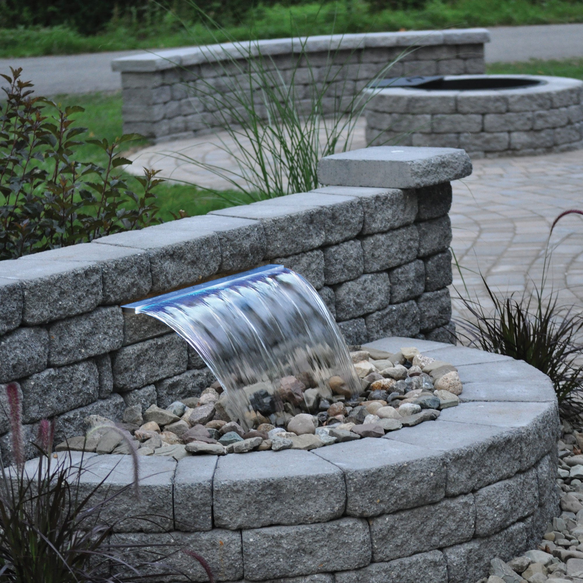 Atlantic Color-Changing LED Bar Light — cascading waterfall with dynamic color