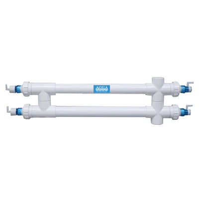 80 Watt 2" White 2-Lamp - Aqua Ultraviolet Ozone Series UV+Ozone Sterilizer