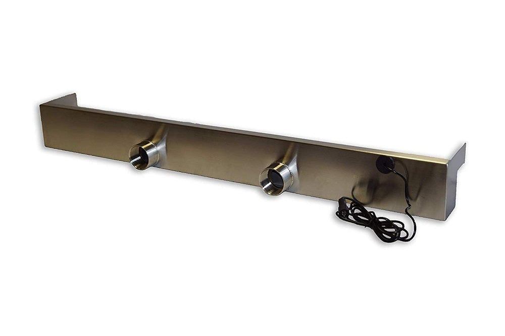 Anjon Stainless Steel NiteFalls Spillways với đèn đổi màu tùy chọn