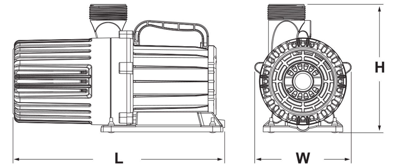 Bombas para estanques de caudal ajustable Evolution Aqua