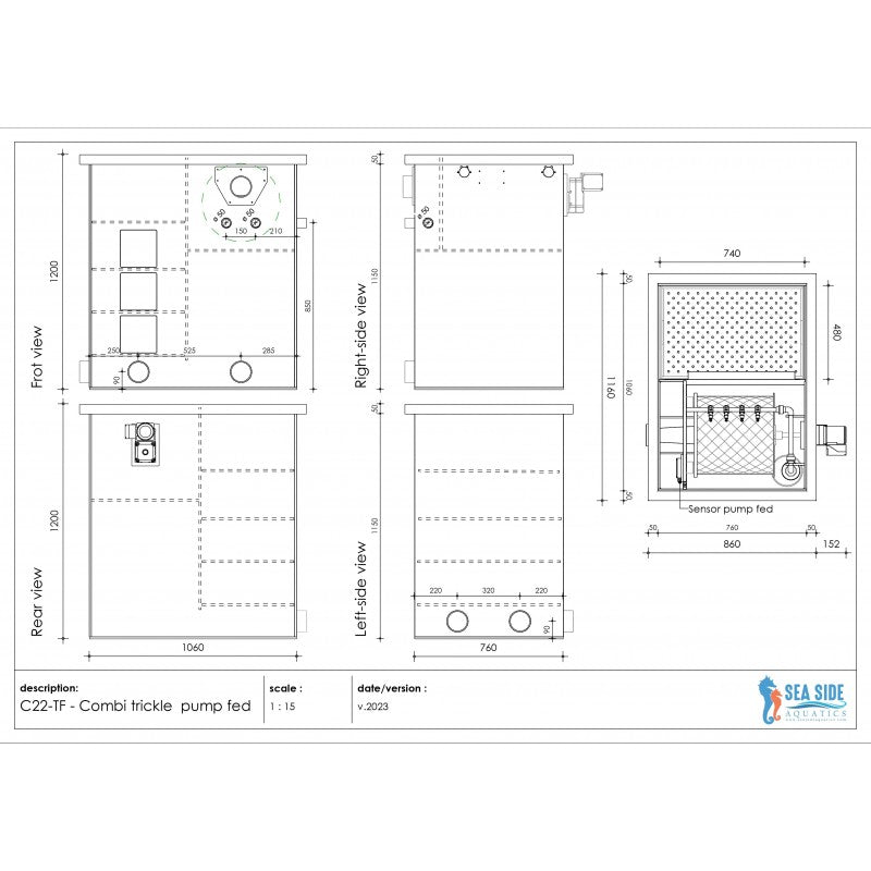 Filtros RDF Combi de SeaSide Aquatics