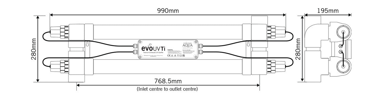 Evolution Aqua evoUV Ti – Titanium Enhanced UV Clarifier