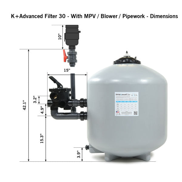 Evolution Aqua K+ Advanced Pressure Filters