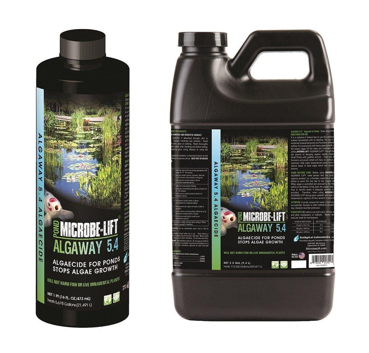 algae herbicide Microbe Lift, Algaway 5.4, 8 oz