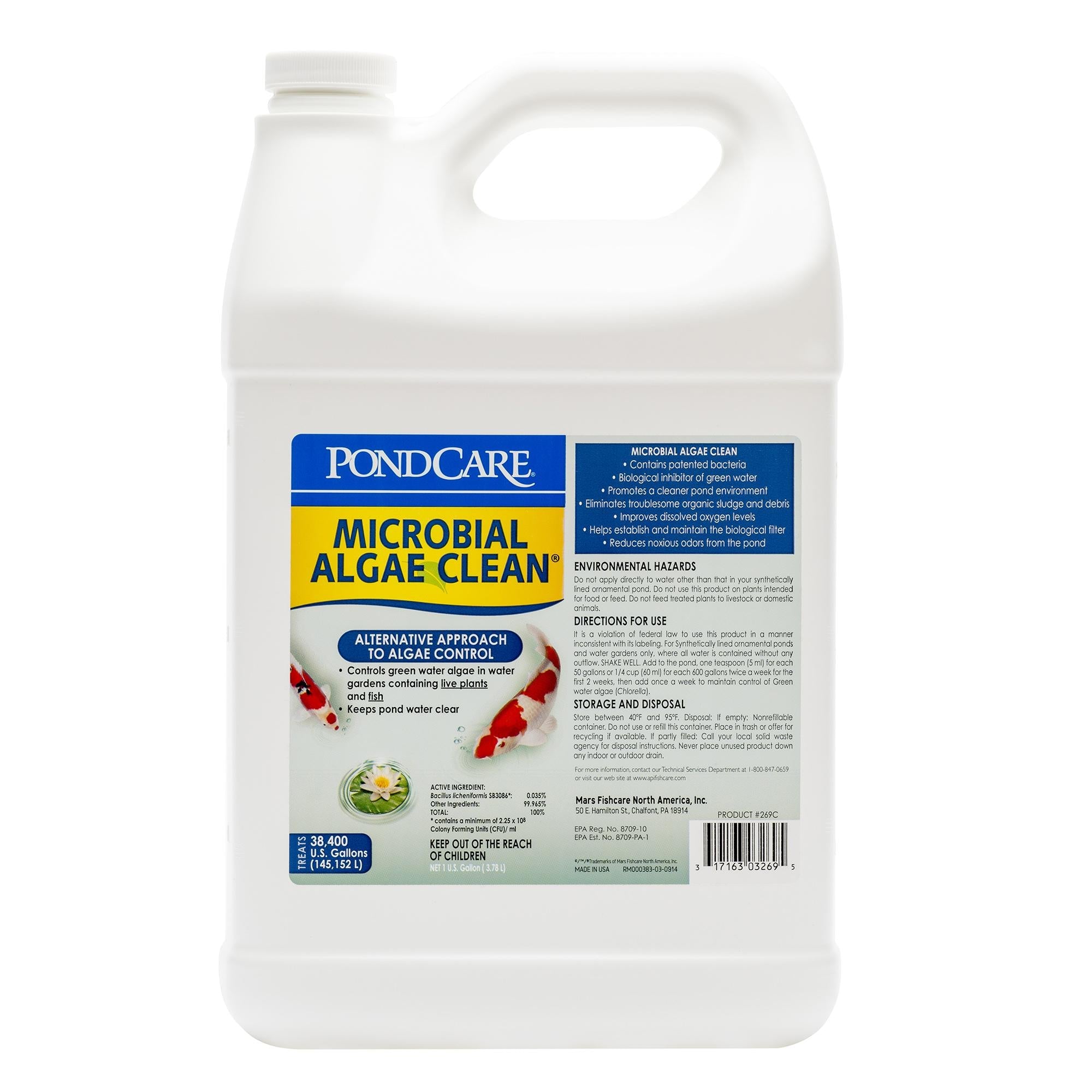 API Pond Microbial Algae Clean - 64 oz - API Pond Microbial Algae Clean