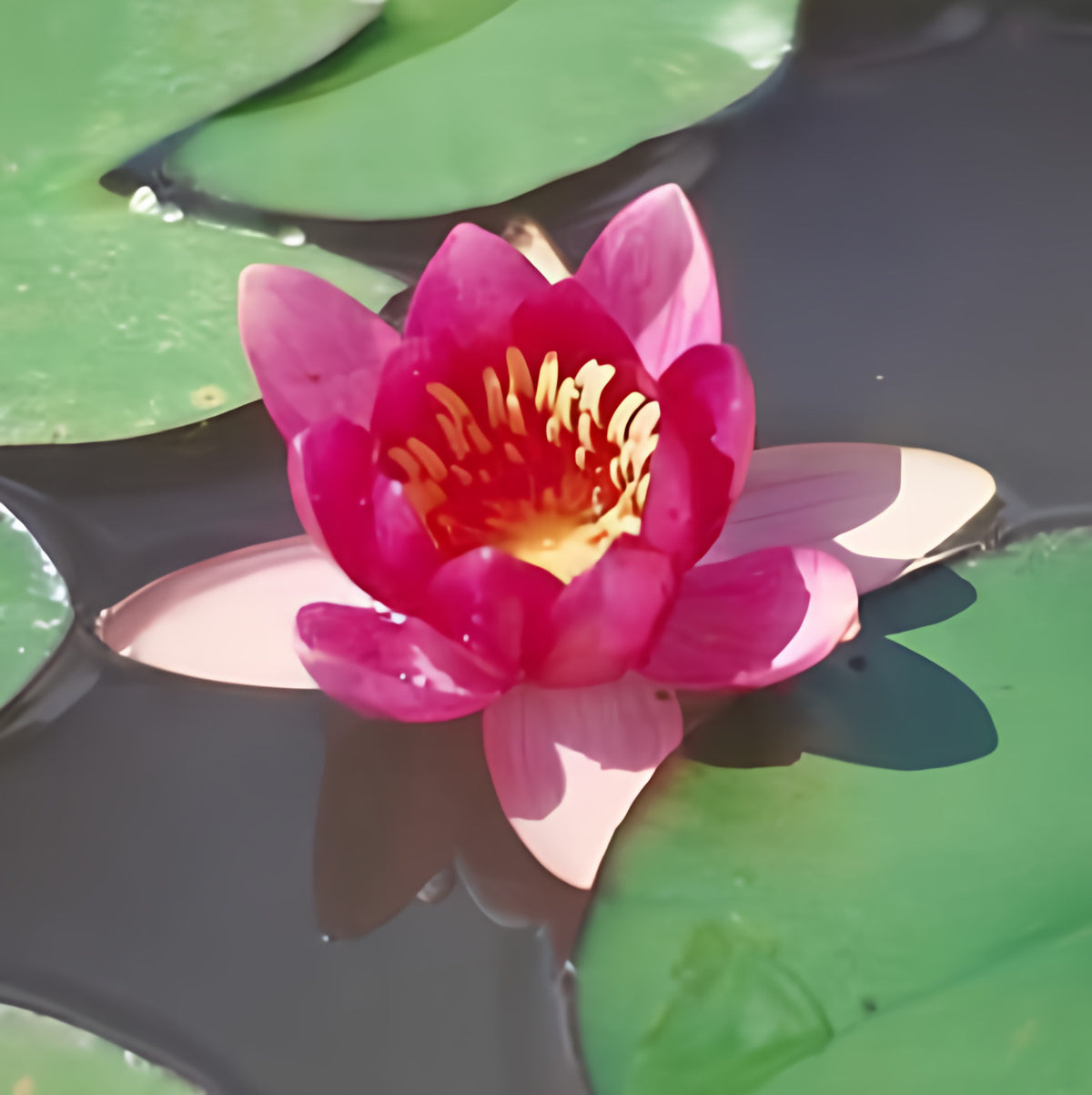 Nymphaea 'Froebeli' Small Red Hardy Lily (Bare Root) - Play It Koi