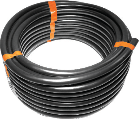 Teton Black Vinyl Hose — coiled black vinyl tubing
