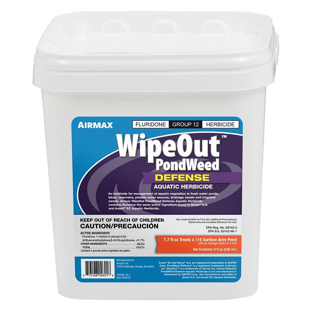Herbicida acuático Airmax Pond Logic WipeOut PondWeed Defense