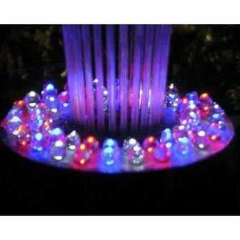 Alpine Floating Spray Fountain w/ 48 LED light & 550 GPH Pump - Play It Koi