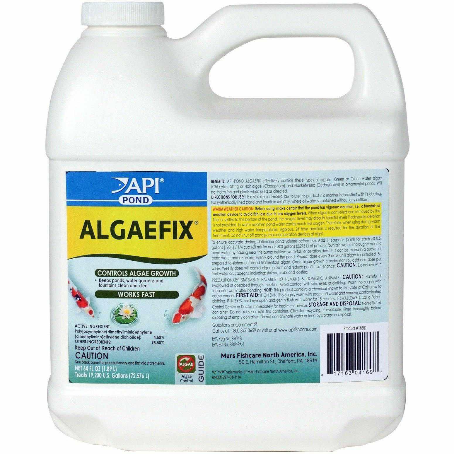 API PondCare Algaefix Algae Control Algaecide - Play It Koi