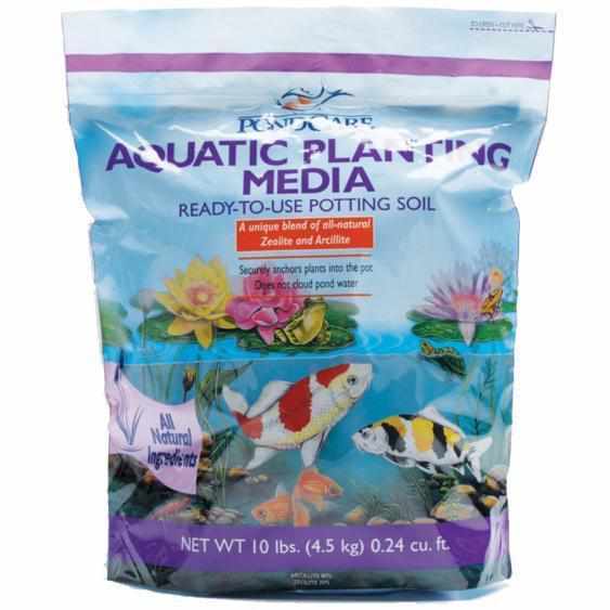 potting soil for pond plants API Pondcare Aquatic Plant Media Soil