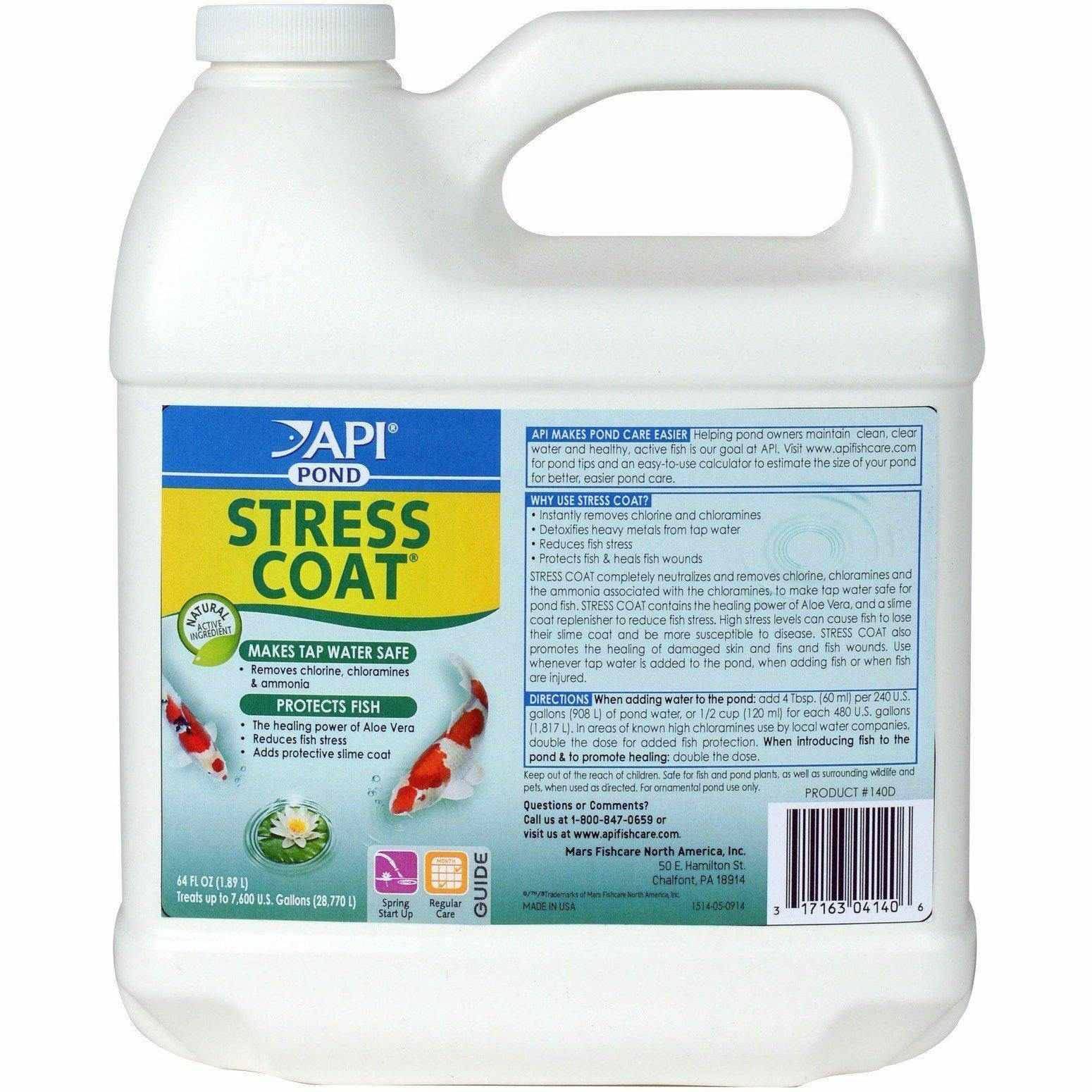 API Pondcare Stress Coat Pond Water Conditioner - Play It Koi