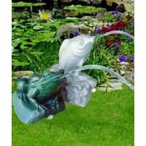 Aqua Ultraviolet Statuary Fish or Frog Pond UV Spitters - Play It Koi