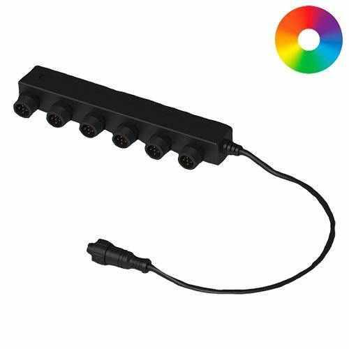Aquascape 6-Way Color-Changing Lighting Splitter - Play It Koi