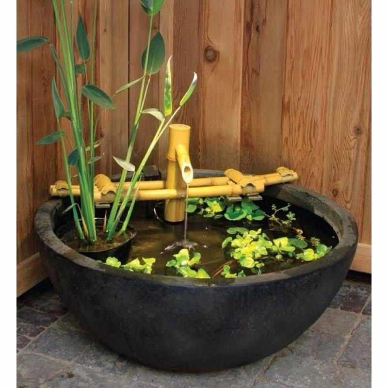 Aquascape Adjustable Pouring Bamboo Fountain - Play It Koi