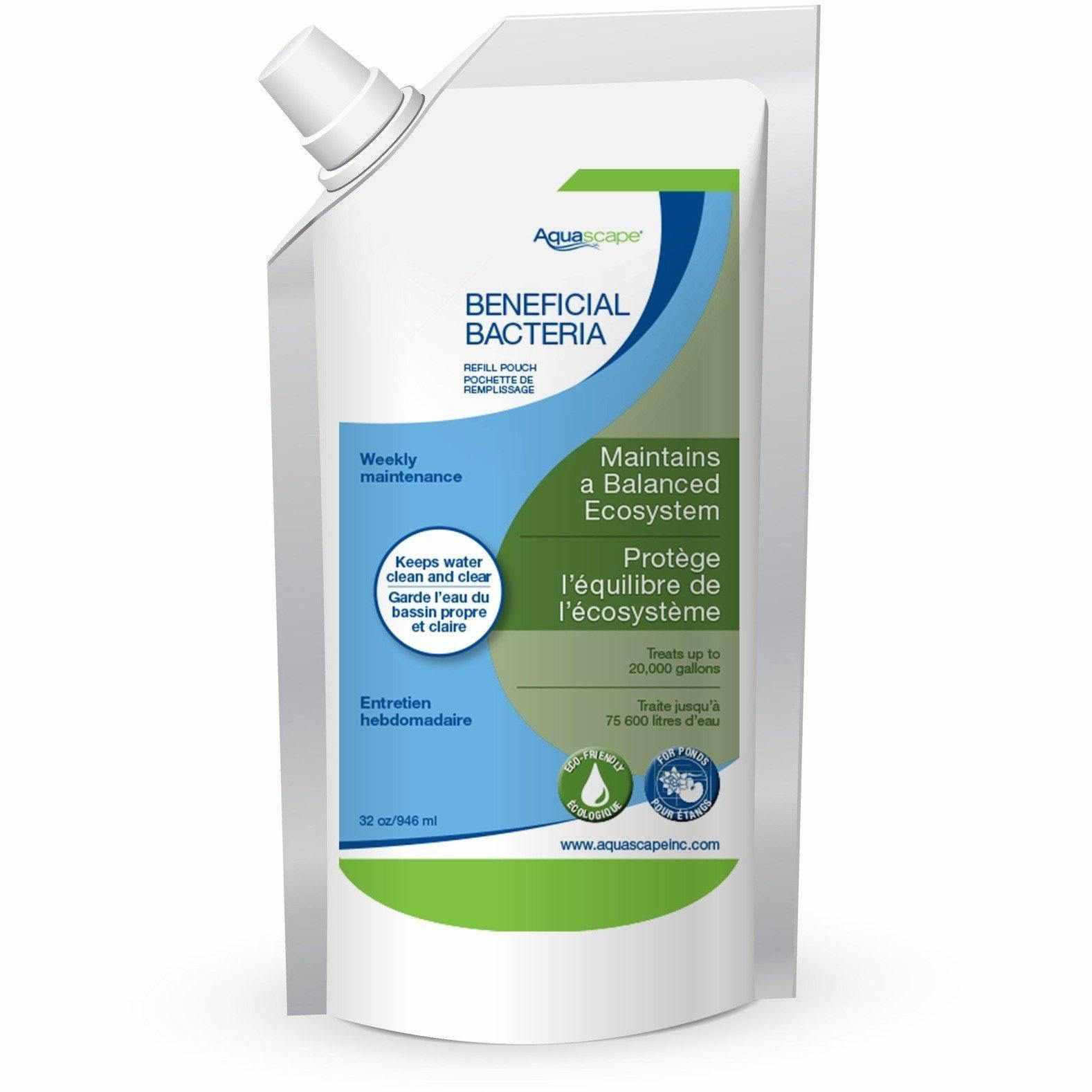 Aquascape Beneficial Bacteria for Ponds / Liquid - Refill Pouch - 946ml / 32oz - Play It Koi