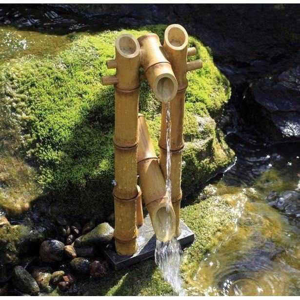 Aquascape Deer Scarer Bamboo Fountain - Play It Koi