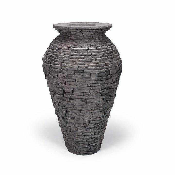 Aquascape Medium Stacked Slate Urn - Play It Koi