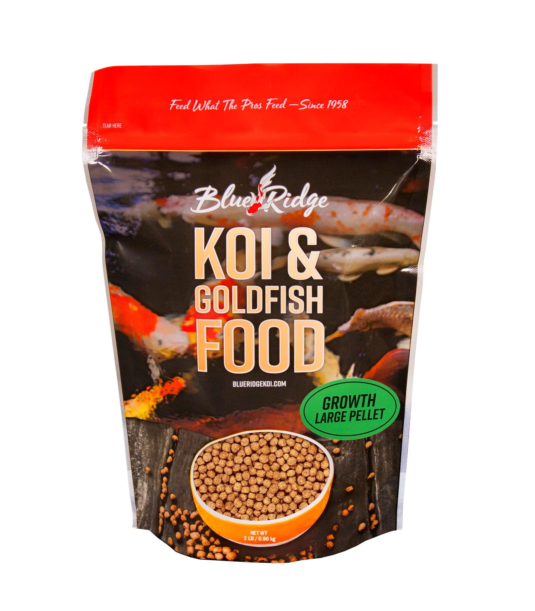 Blue Ridge Growth Large Pellet Formula Koi & Goldfish Food - Play It Koi
