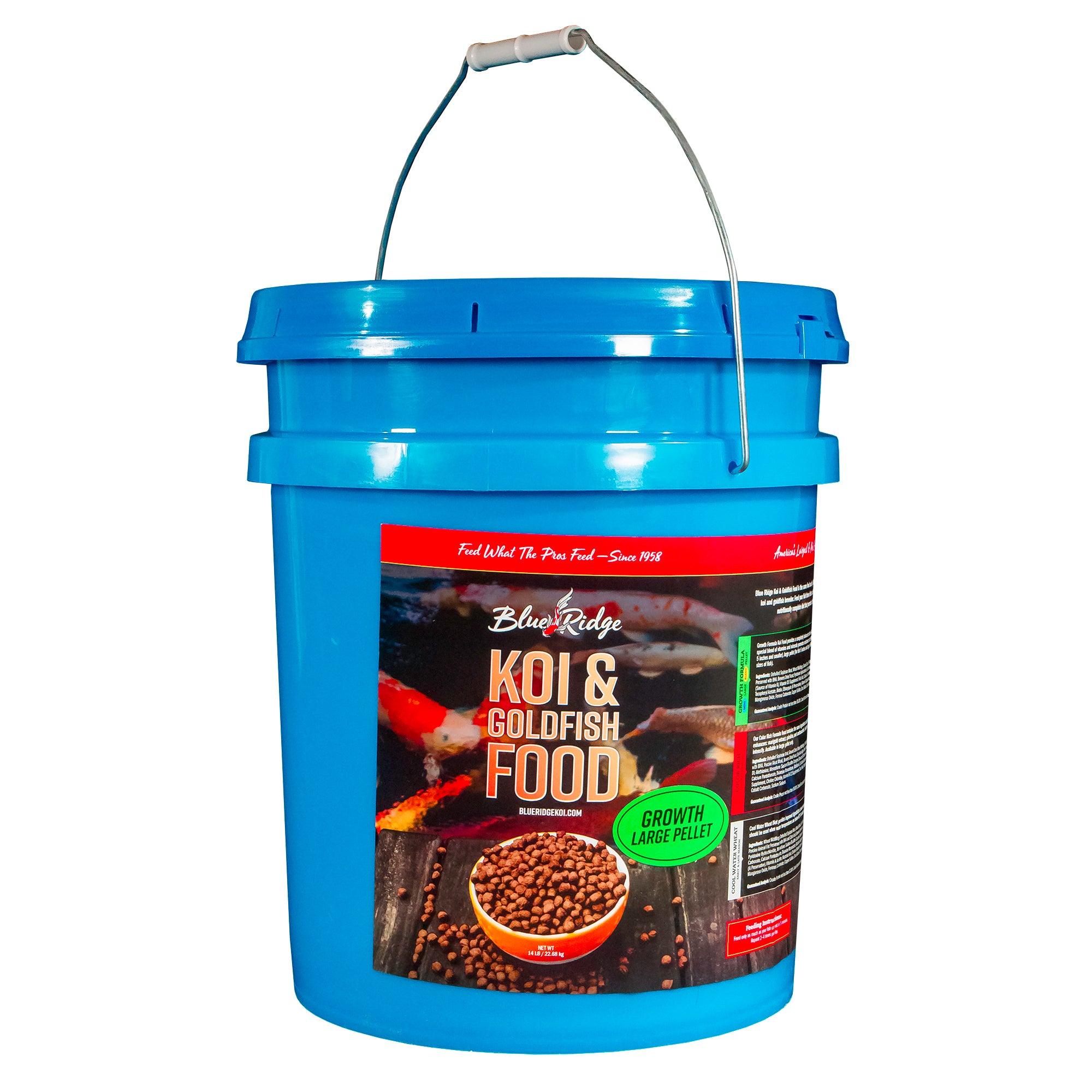 Blue Ridge Growth Large Pellet Formula Koi & Goldfish Food - Play It Koi