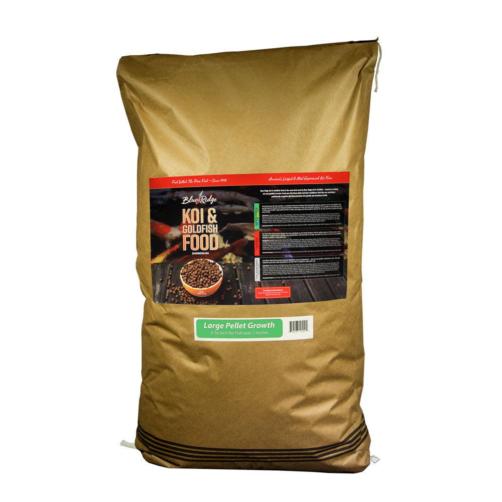 Blue Ridge Growth Large Pellet Formula Koi & Goldfish Food - Play It Koi