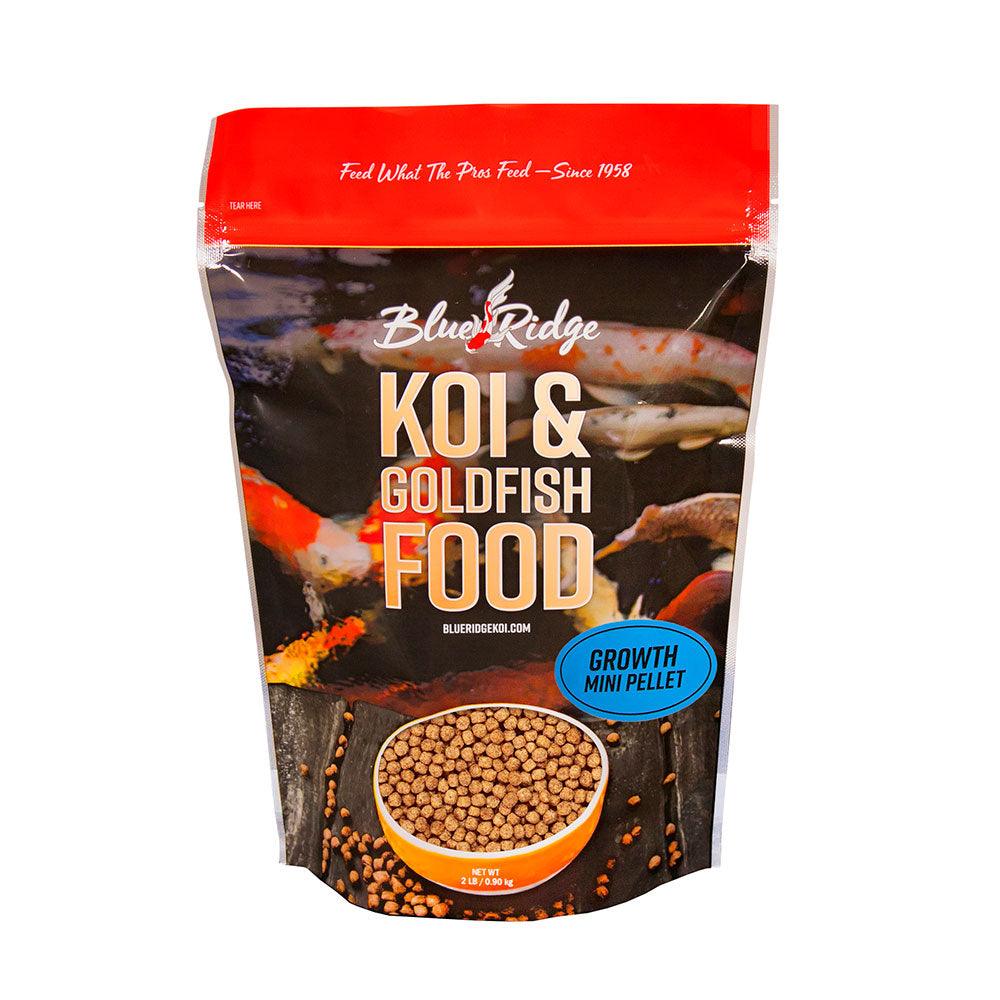 Blue Ridge Mini Pellet Growth Formula Koi & Goldfish Food - Play It Koi