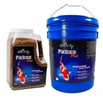 cold plat for a fish box Blue Ridge Platinum Pro Koi Food 14 lbs