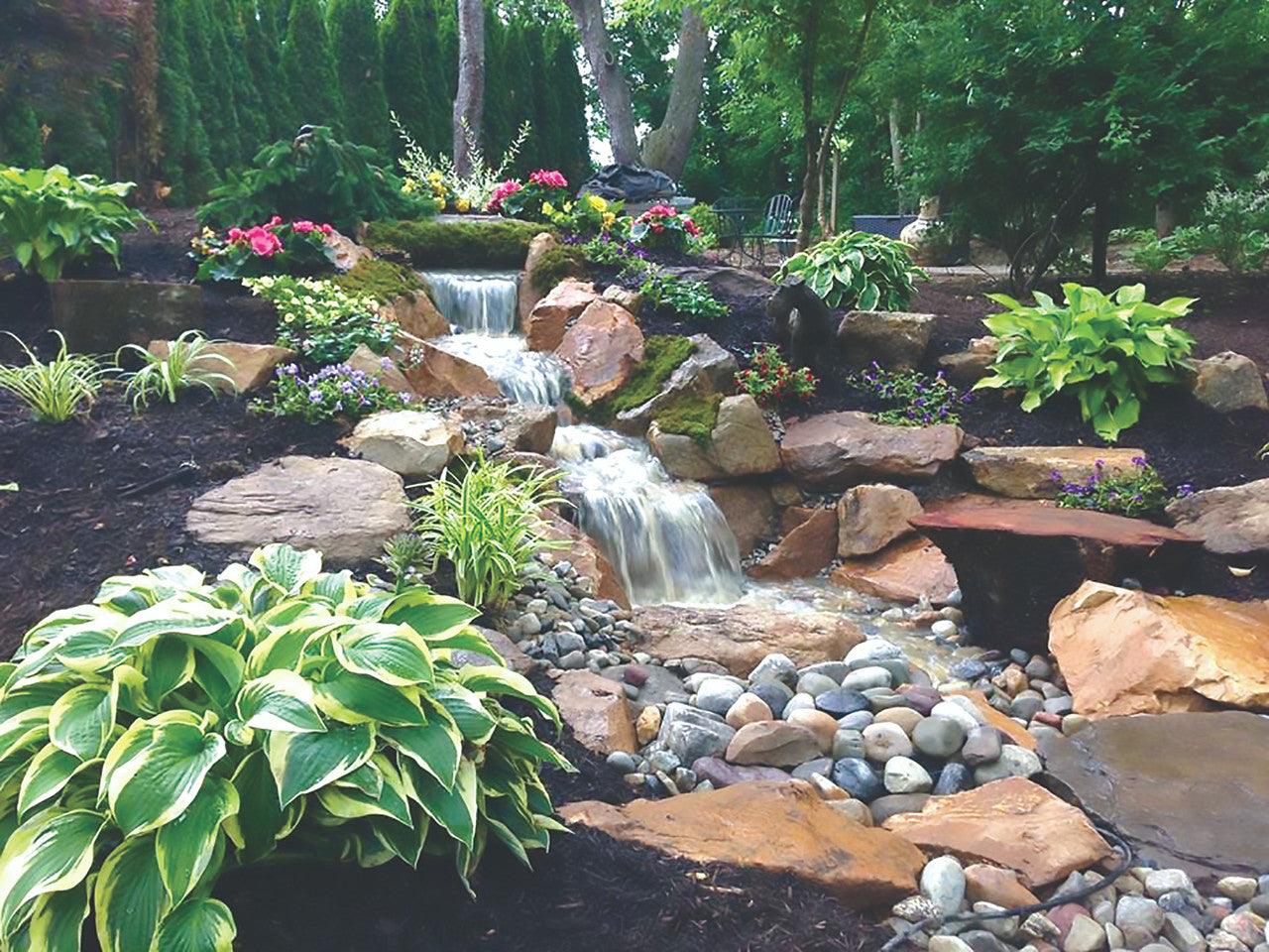 Blue Thumb Elite 28" Medium Pond-less Waterfall kit - Play It Koi