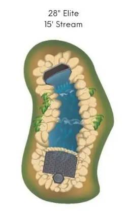 Blue Thumb Elite 28" Medium Pond-less Waterfall kit - Play It Koi