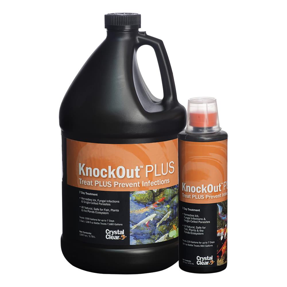 CrystalClear KnockOut PLUS Broad-Spectrum Disease Treatment (1 Gallon) - Play It Koi
