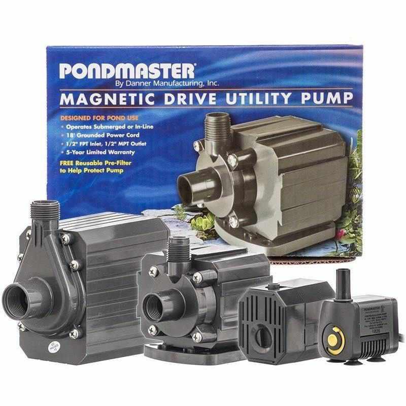 Danner Pondmaster Magnetic Drive Pumps - Play It Koi