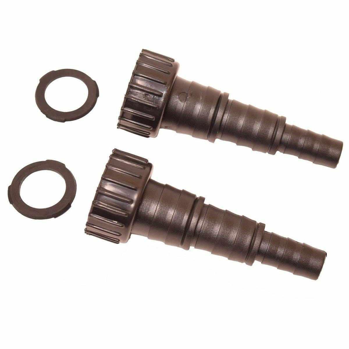 EasyPro Inlet/Outlet Hose Barb Sets for ECF Pressurized Filters - Play It Koi