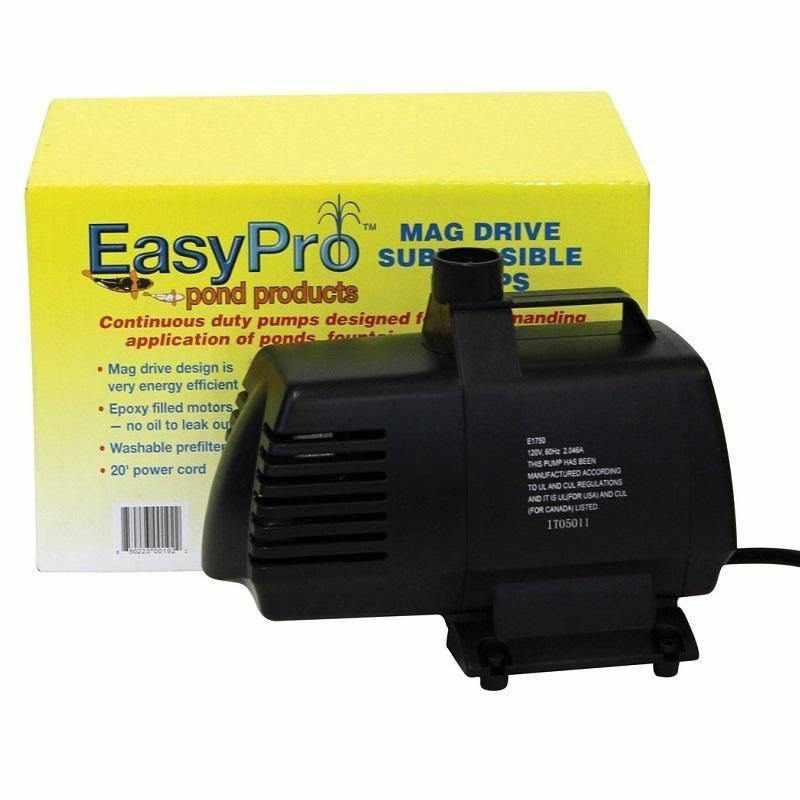 EasyPro Submersible Mag Drive Pond & Waterfall Pumps - Play It Koi