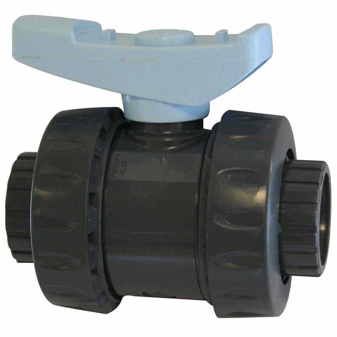 Evolution Aqua Dual Union Ball Valves, Slip Connections - Play It Koi