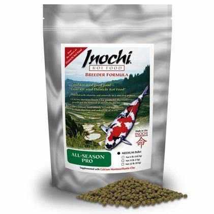 Inochi All-Season PRO Koi Food, Medium Pellet - Play It Koi