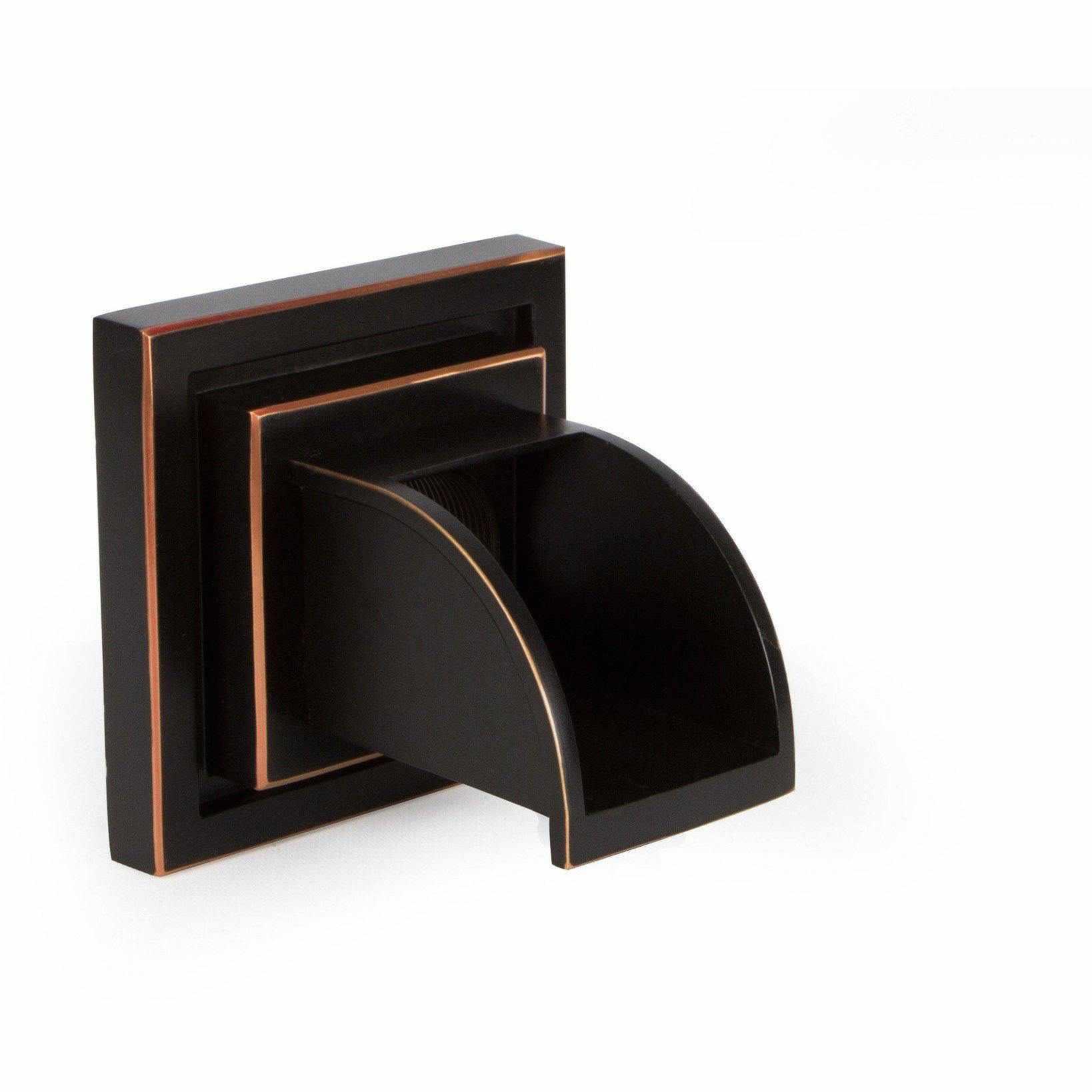 Mantova Brass Wall Spout (Square) - Play It Koi