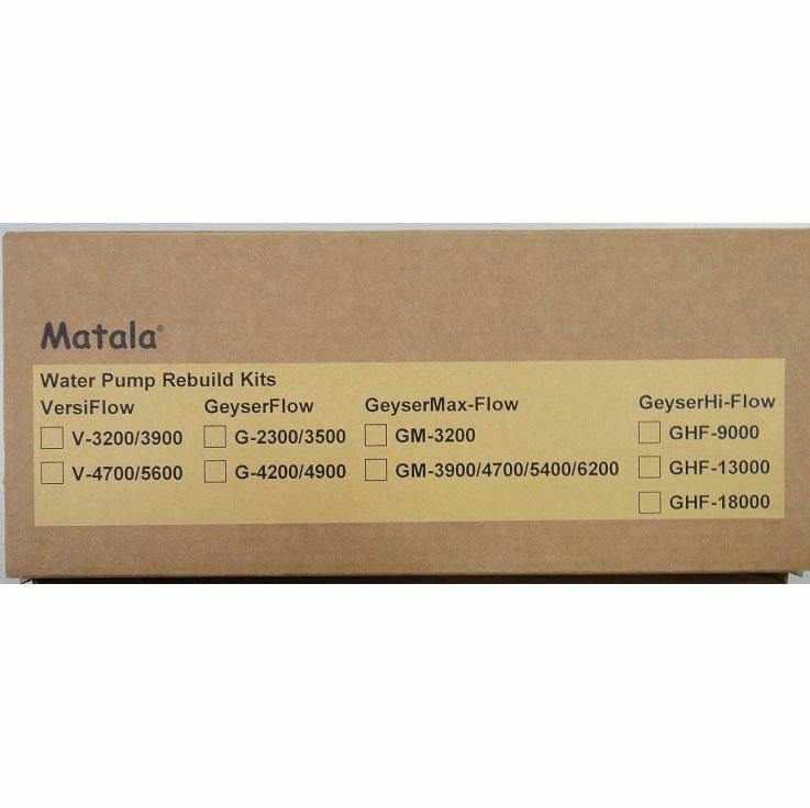 Matala Rebuild Kit for Geyser Max-Flow Pumps - Play It Koi