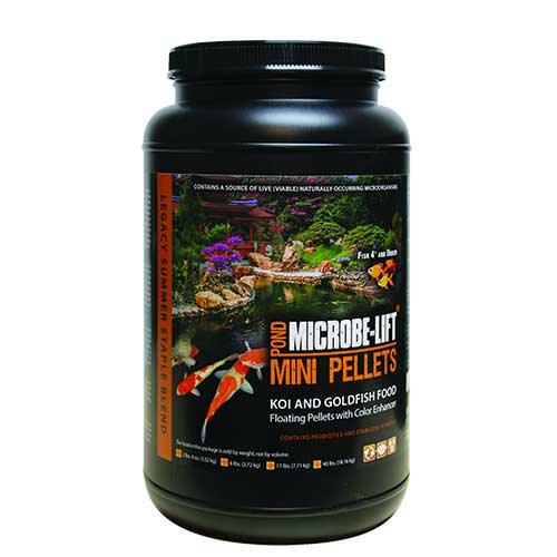 Microbe-Lift Mini Pellets - Floating Koi and Goldfish Food - Play It Koi