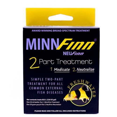 MinnFinn Mini Broad Spectrum Fish Disease Treatment - Play It Koi