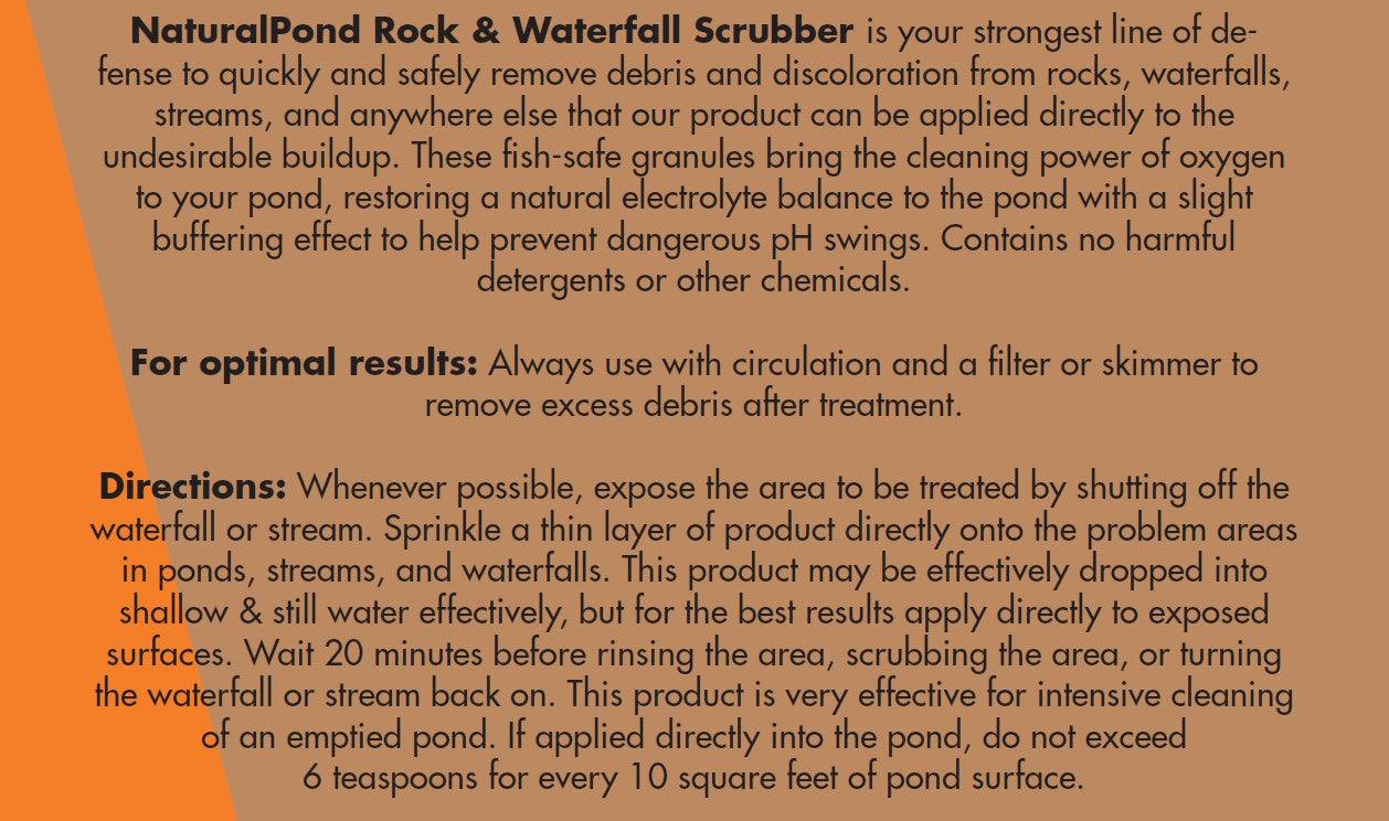 NaturalPond Oxy Rock and Waterfall Scrubber - Play It Koi