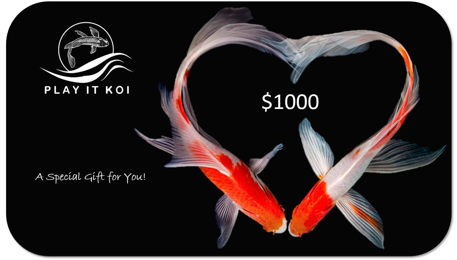 Play It Koi Mother's Day Gift Cards - Play It Koi