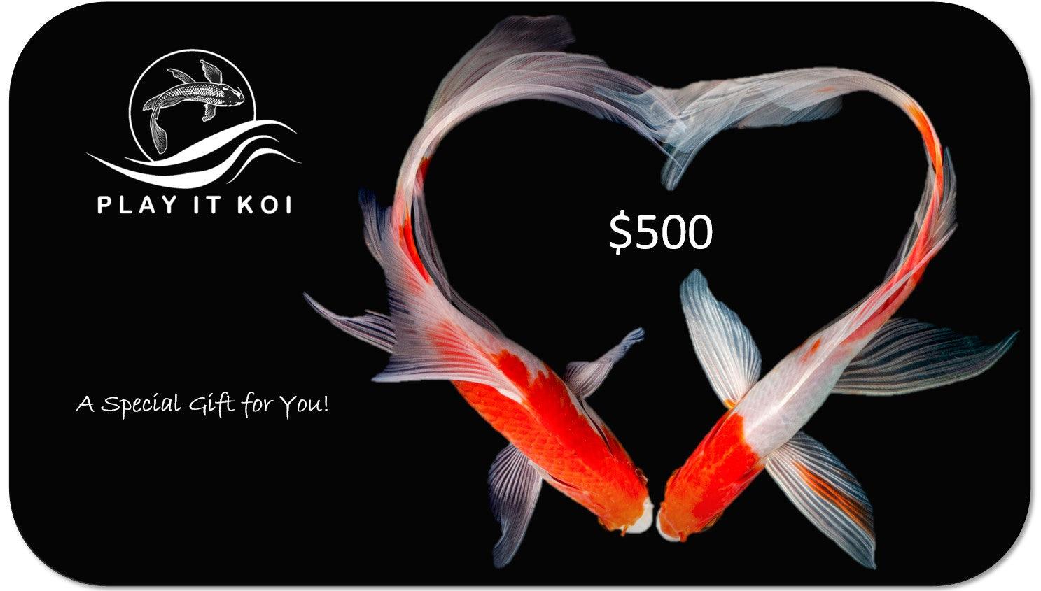 Play It Koi Valentines Day Gift Card - Play It Koi