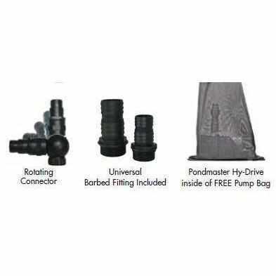 Pondmaster Energy-Saving HY-Drive Hybrid Water Pumps - Play It Koi