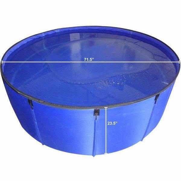 Portable Koi Show Tank - 71.5" Diameter X 23.5" tall - Play It Koi